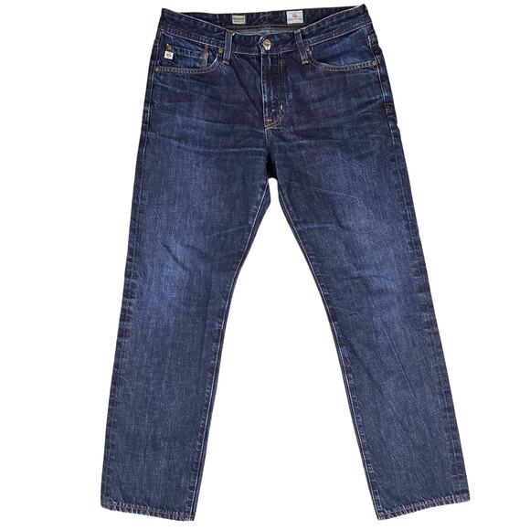 ADRIANO GOLDSCHMIED AG MENS BLUE THE GRADUATE TAILORED LEG JEANS SIZE 32R - Picture 1 of 14